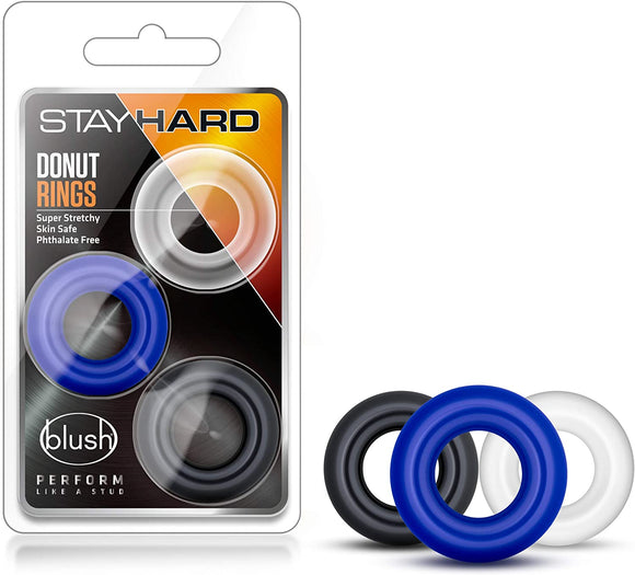 Stay Hard Donut Ring (Blush) 3 Pack