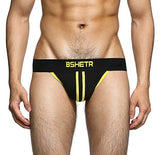 BSHETR Mens Jockstrap Athletic Low Rise Supporters