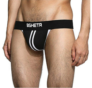 BSHETR Mens Jockstrap Athletic Low Rise Supporters