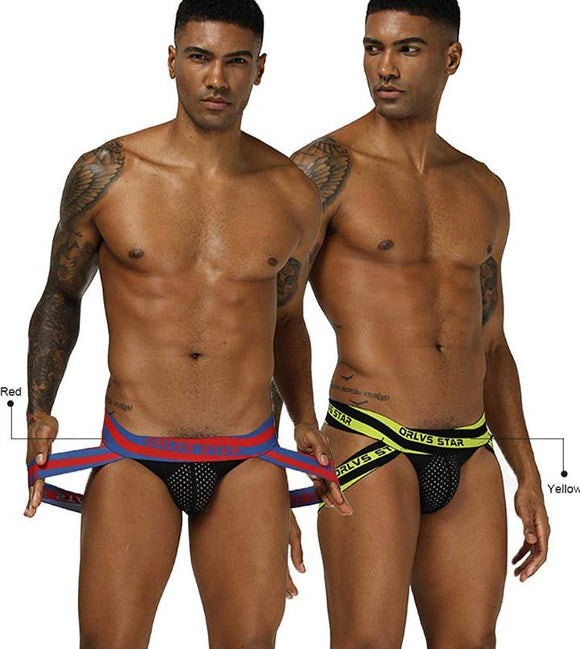 ORLVS Mesh Pouch Athletic Supporters Men's Jockstrap