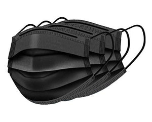 (Black) Disposable Face Masks