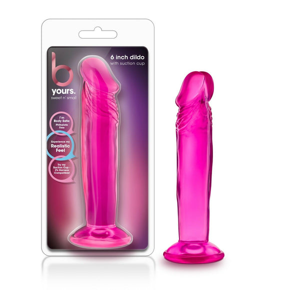 B Yours - Sweet n' Small 6 Inch Dildo With Suction Cup